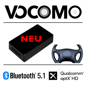 Bluetooth Musik Interface mit aptX™ HD für Mercedes, VW mit Radio/Navi NTG2.5